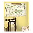 Winnie the Pooh 100 Acre Wood Peel and Stick Map